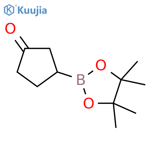 3-(4,4,5,5-tetramethyl-1,3,2-dioxaborolan-2-yl)Cyclopentanone structure