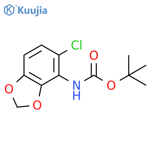 Tert-Butyl (5-ChlorobenzoD1,3Dioxol-4-Yl)Carbamate structure