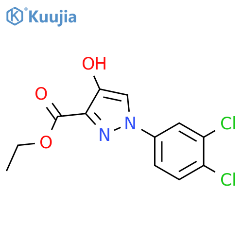 ethyl 1-(3,4-dichlorophenyl)-4-hydroxy-1H-pyrazole-3-carboxylate structure