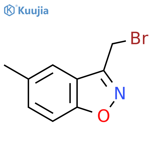 3-(bromomethyl)-5-methyl-1,2-benzoxazole structure