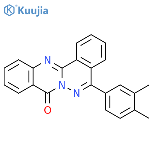 10-(3,4-dimethylphenyl)-13H-5,11,12-triazatetraphen-13-one structure