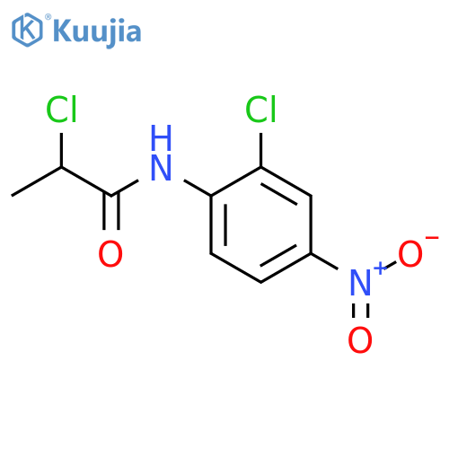 2-Chloro-N-(2-Chloro-4-Nitrophenyl)Propanamide structure