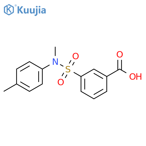 3-Methyl(4-methylphenyl)sulfamoylbenzoic Acid structure