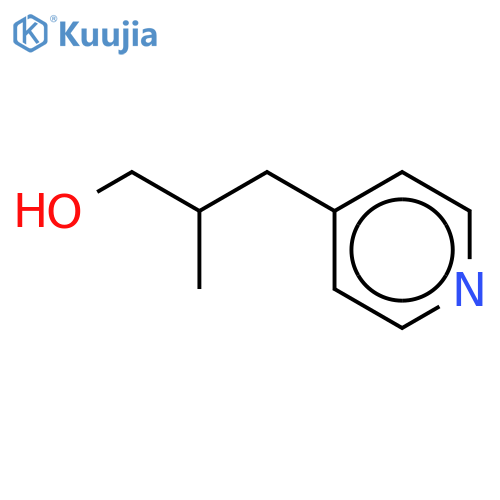 b-methyl-4-Pyridinepropanol structure