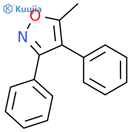 5-Methyl-3,4-diphenylisoxazole structure