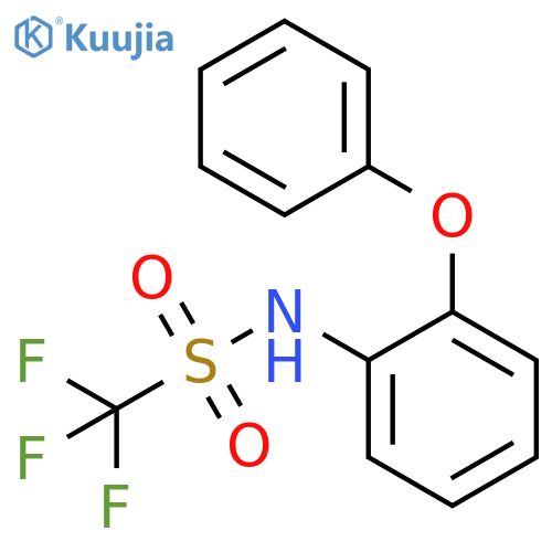 Methanesulfonamide, 1,1,1-trifluoro-N-(2-phenoxyphenyl)- structure