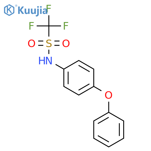 Methanesulfonamide, 1,1,1-trifluoro-N-(4-phenoxyphenyl)- structure