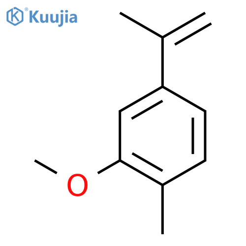 1-methyl-2-methoxy-4-isopropenylbenzene structure
