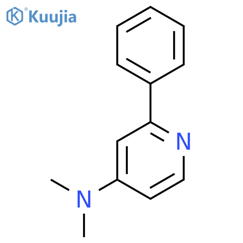 4-Pyridinamine, N,N-dimethyl-2-phenyl- structure