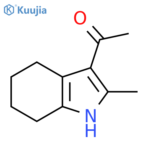 1-(4,5,6,7-tetrahydro-2-methyl-1H-indol-3-yl)-Ethanone structure