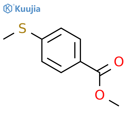 Methyl 4-(methylthio)benzoate structure