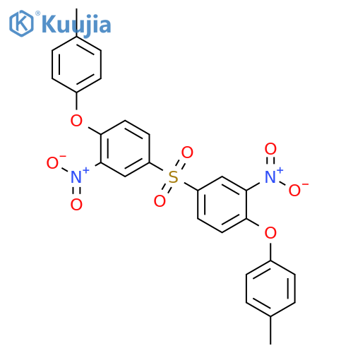 BENZENE, 1,1'-SULFONYLBIS[4-(4-METHYLPHENOXY)-3-NITRO- structure