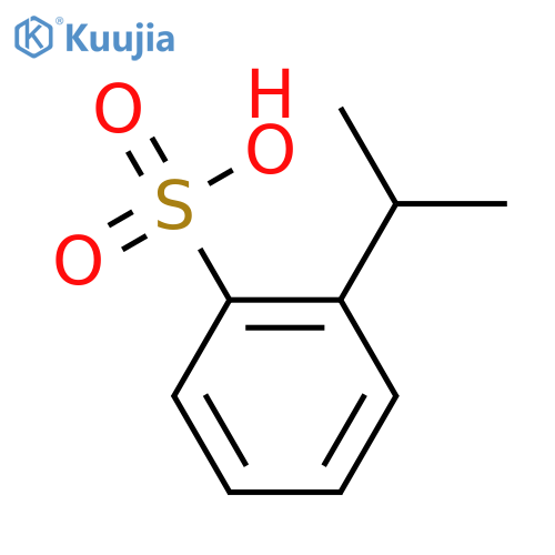 Benzenesulfonic acid,(1-methylethyl)- structure