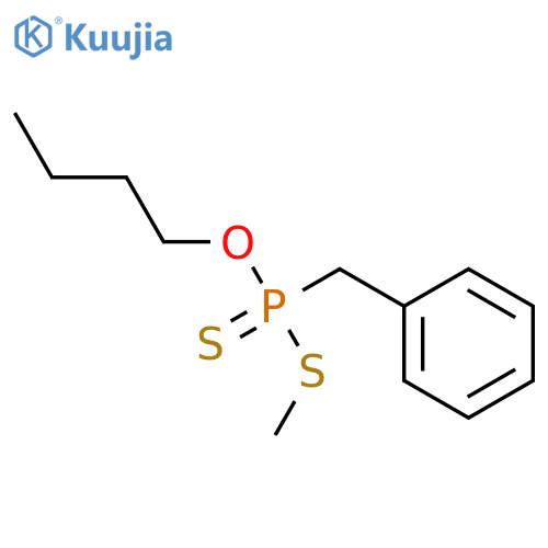 Phosphonodithioic acid,(phenylmethyl)-, O-butyl S-methyl ester (9CI) structure