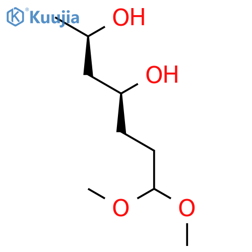 2,4-Heptanediol, 7,7-dimethoxy-, (2R,4S)- structure