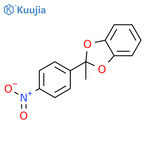 1,3-BENZODIOXOLE, 2-METHYL-2-(4-NITROPHENYL)- structure