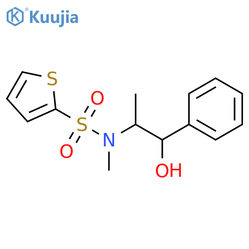 1-hydroxy-N-methyl-1-phenyl-S-(thiophen-2-yl)propane-2-sulfonamido structure