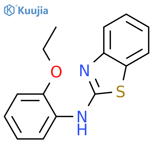 N-(2-ethoxyphenyl)-1,3-benzothiazol-2-amine structure