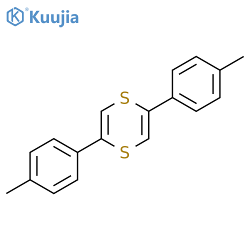 1,4-Dithiin, 2,5-bis(4-methylphenyl)- structure