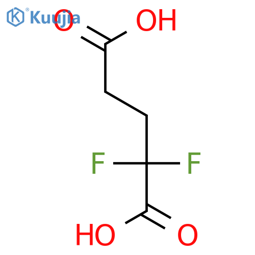 2,2-Difluoropentanedioic Acid structure