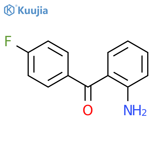 2-Amino-4'-fluorobenzophenone structure