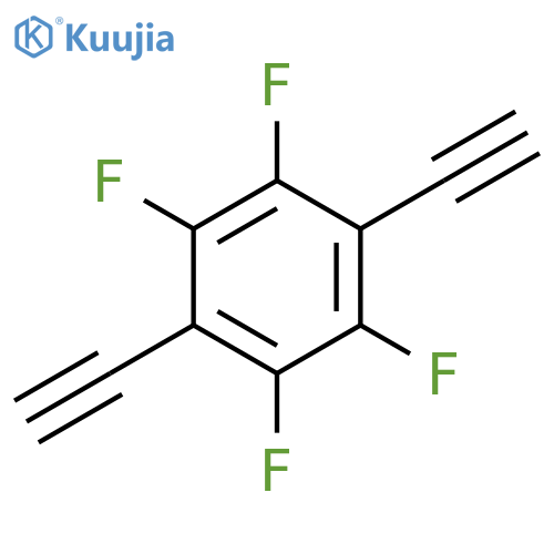 1,4-Diethynyl-2,3,5,6-tetrafluorobenzene structure