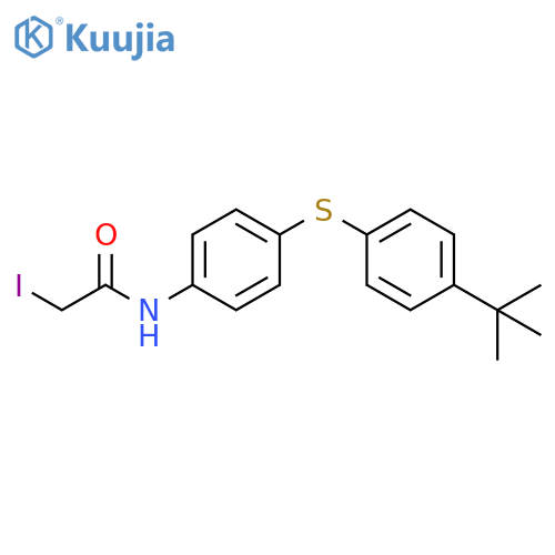Acetamide, N-[4-[[4-(1,1-dimethylethyl)phenyl]thio]phenyl]-2-iodo- structure
