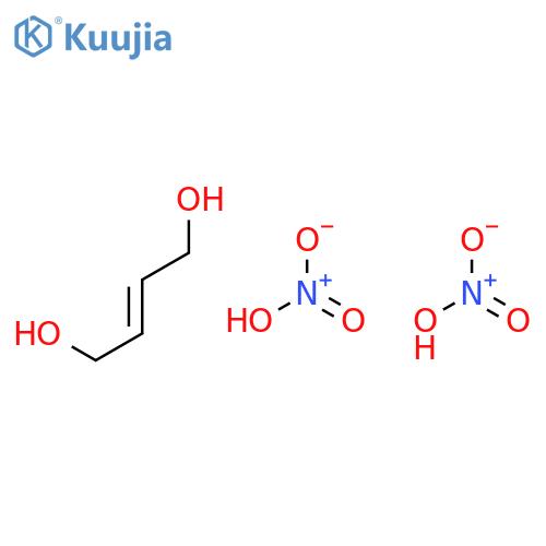 2-butene-1,4-diol, dinitrate, (2E)- structure
