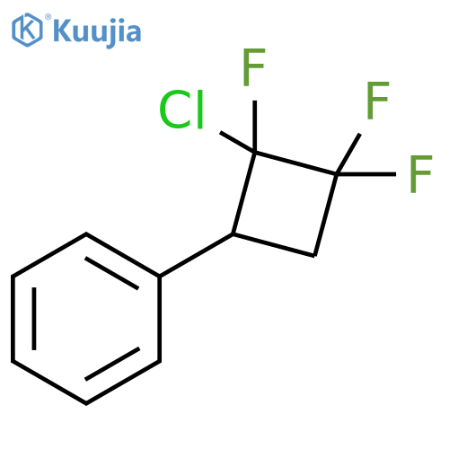 Benzene, (2-chloro-2,3,3-trifluorocyclobutyl)- structure