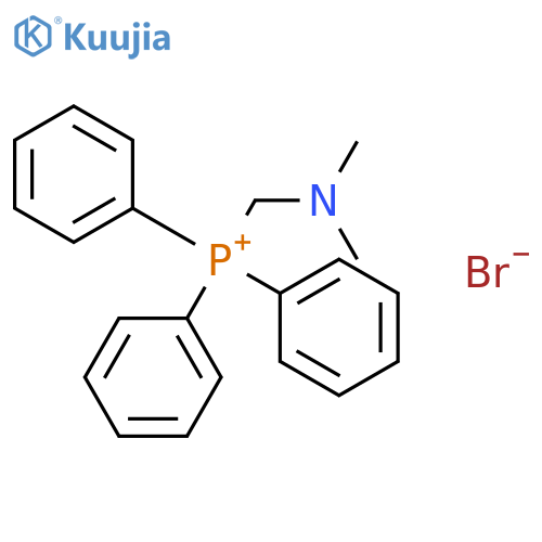 Phosphonium, [(dimethylamino)methyl]triphenyl-, bromide structure
