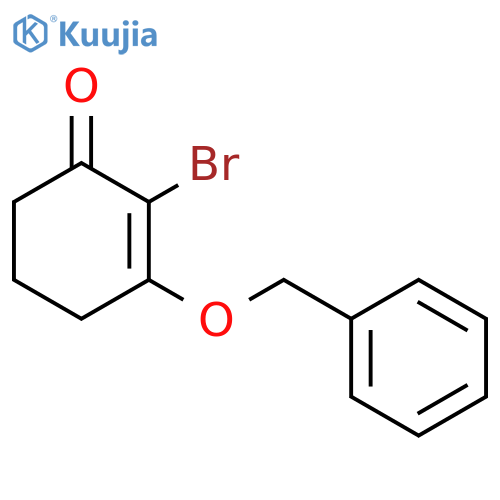 2-Cyclohexen-1-one, 2-bromo-3-(phenylmethoxy)- structure