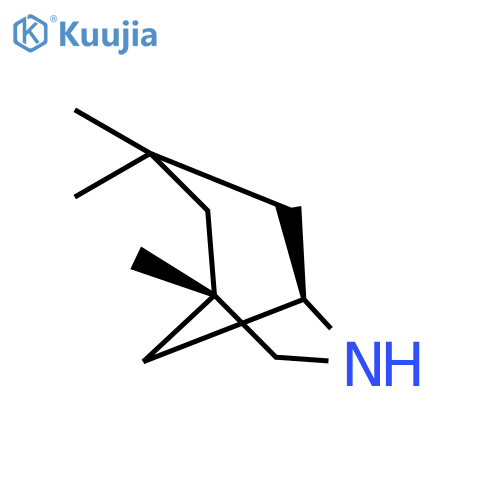(1S,5R)-1,3,3-trimethyl-6-azabicyclo3.2.1octane structure