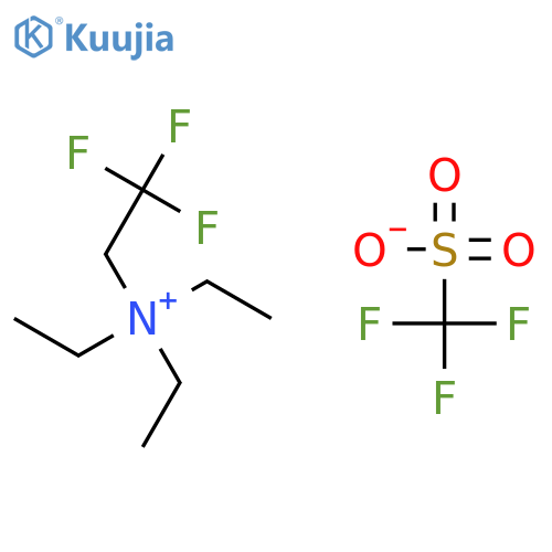 2,2,2-Trifluoroethyl Triethylammonium Trifluoromethanesulfonate structure