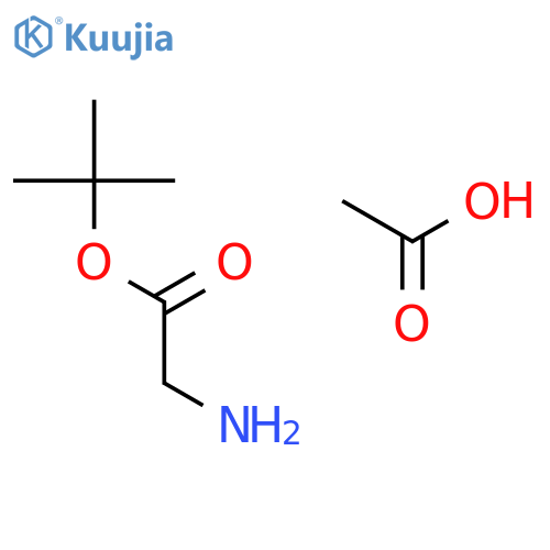 H-GLY-OTBU ACOH structure