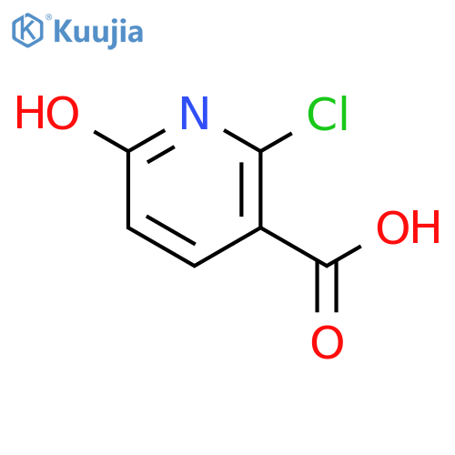2-chloro-6-hydroxypyridine-3-carboxylic acid structure