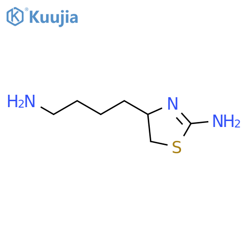 4-Thiazolebutanamine, 2-amino-4,5-dihydro- structure
