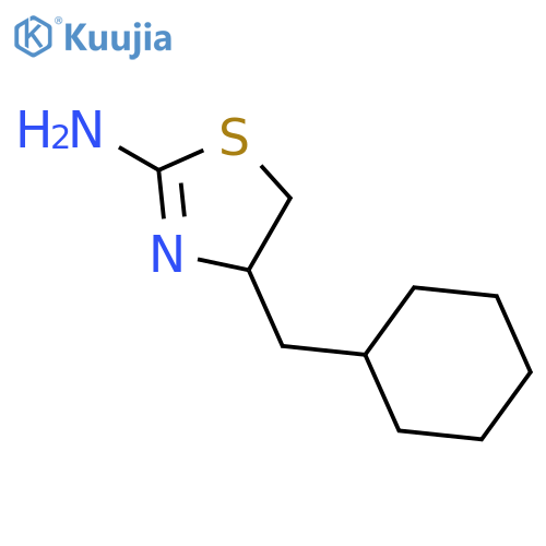 2-Thiazolamine, 4-(cyclohexylmethyl)-4,5-dihydro- structure