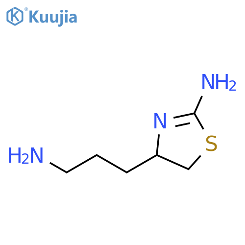 4-Thiazolepropanamine, 2-amino-4,5-dihydro- structure