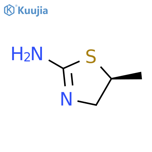 2-Thiazolamine, 4,5-dihydro-5-methyl-, (5S)- structure