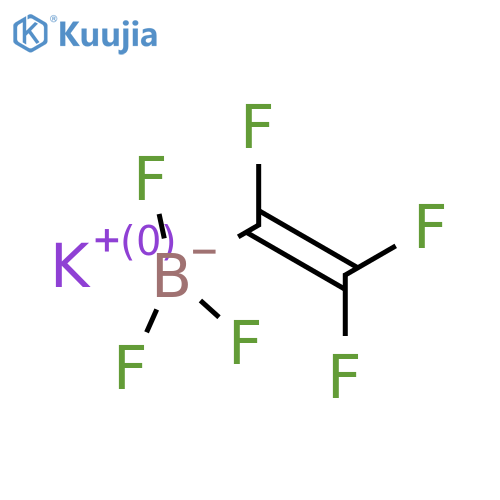Potassium trifluoro(trifluoroethenyl)boranuide structure