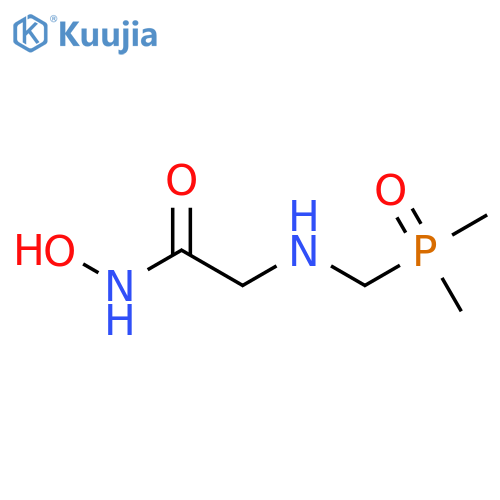 Acetamide, 2-[[(dimethylphosphinyl)methyl]amino]-N-hydroxy- structure
