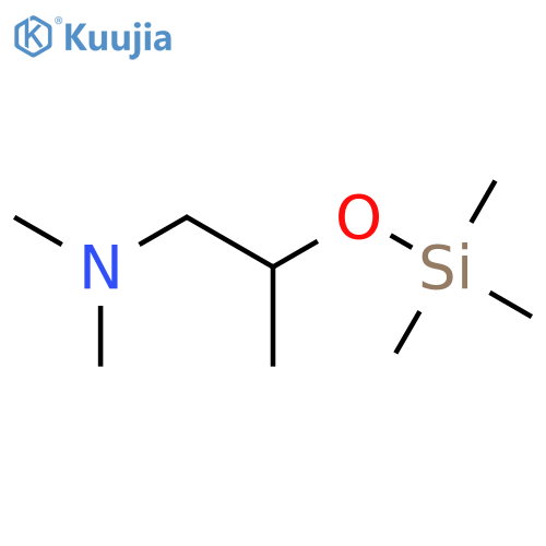 1-Propanamine, N,N-dimethyl-2-[(trimethylsilyl)oxy]- structure