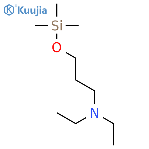 1-Propanamine, N,N-diethyl-3-[(trimethylsilyl)oxy]- structure