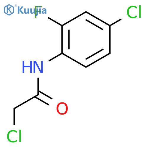 2-Chloro-N-(4-chloro-2-fluorophenyl)acetamide structure