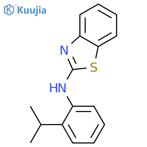 N-2-(Propan-2-yl)phenyl-1,3-benzothiazol-2-amine structure