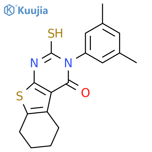 4-(3,5-dimethylphenyl)-5-sulfanyl-8-thia-4,6-diazatricyclo7.4.0.0,2,7trideca-1(9),2(7),5-trien-3-one structure