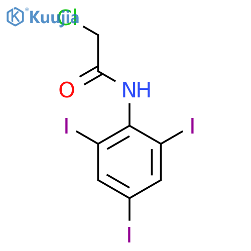 2-chloro-N-(2,4,6-triiodophenyl)acetamide structure