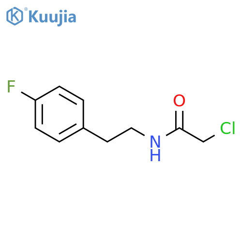 2-Chloro-N-2-(4-fluorophenyl)ethylacetamide structure