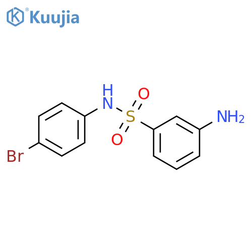 3-Amino-N-(4-bromo-phenyl)-benzenesulfonamide structure
