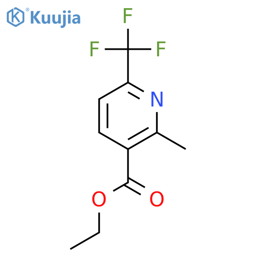 Ethyl 2-methyl-6-(trifluoromethyl)nicotinate structure